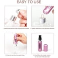 thumbnail image 5 of Travel Mini Perfume Refillable Atomizer Container, Portable Perfume Spray Bottle, Travel Size Bottle, Scent Pump Case, Perfume Fragrance Empty Spray Bottle for Traveling and Outgoing 5ml (2Pcs), 5 of 5