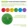 thumbnail image 3 of Set de Dodgeball Champion Sports Rhino Skin Basic, 6 pelotas, 3 of 9