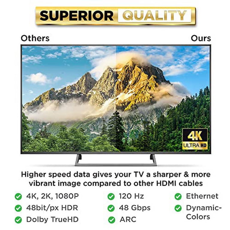 Powerbear 4K HDMI Cable 10 Feet High Speed photo 3