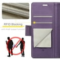 thumbnail image 6 of CaseMe Leather For Samsung Galaxy A05S Wallet Case with RFID Blocking, For Samsung Galaxy A05S Case Wallet for Women Men Card Holder Magnetic Clasp Kickstand Folio Case for Samsung Galaxy A05S,Purple, 6 of 11