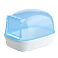 thumbnail image 2 of VISALY Small Animals Bathroom, Sand Bath Container, Pet Bathroom For Dwarf Hamster Gerbil,Blue, 2 of 7