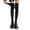 B, variant on Lroveb Thigh High Stockings for Women Solid Knitted Cotton Stocking Long Warmers Knee Socks Over Extra Stockings
