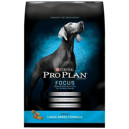 Purina Pro Plan FOCUS Large Breed Formula Adult Dry Dog Food - 34 lb. (Best New Dog Breeds)