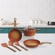 thumbnail image 3 of Batería De Cocina Antihaderente 7 Piezas Color Terracota, 3 of 9