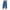 Blue, variant on Wyobmus Women's Plus Size Capris Pants Loose Wide Leg Pants Solid High Waist Straight Leg Casual Pants Blue