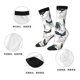 thumbnail image 5 of Fotbe Cool Chicken Calcetas Largas con Estampado para Hombre y Mujer – Calcetas de Compresión Transpirables y Elásticas, Viajar y Uso Diario Talla 5-11, 5 of 6