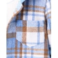 thumbnail image 5 of Fdqin Boys Outfit Sets 2Pcs Flannel Plaid Shirt and Pants Set Hoodie Sweatsuit for Fall Winter Spring Kids Clothes Blue 4-5T, 5 of 10