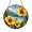 Acrylic 3.5 Inch, variant on Coastal Hibiscus Bloom Glass Suncatcher Window Decor Vibrant Beach Inspired Floral Art