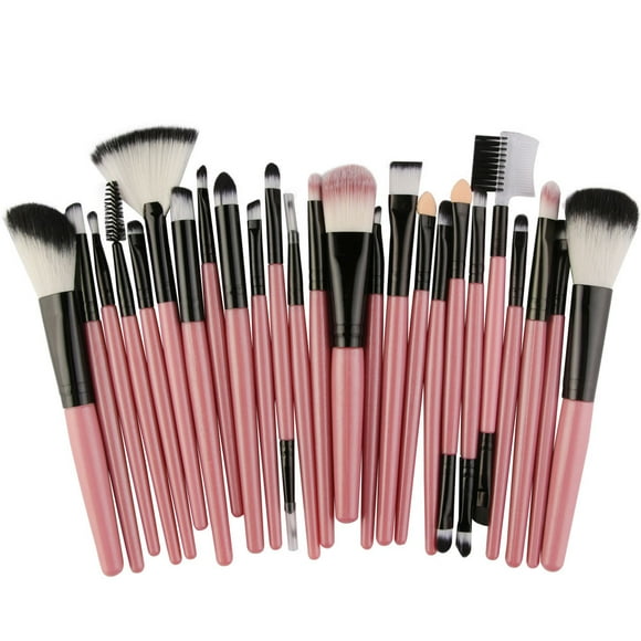 Set of 25 PCS Makeup Brush Kit for Foundation Liquid Cream Blending Powder Eyeshadow Blush Cosmetics Concealer Brushes with Soft & Dense Bristles