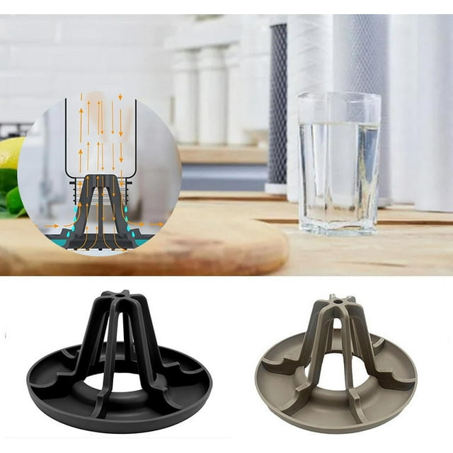 Drain Rack Cup Drying Rack with Drainage System Space-Saving Countertop Organizer for Cups Mugs and Glasses(1-Piece) Rkxzt