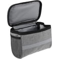 thumbnail image 5 of Bicycle handlebar bag isolated front pocket MTB handlebar bag Basket cooler bag with reflective stripes, 5 of 6