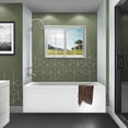 thumbnail image 4 of Fine Fixtures Acrylic-Fiberglass Soaking Bathtub, White. Alcove/Apron Front Left Hand 54x30, 4 of 12
