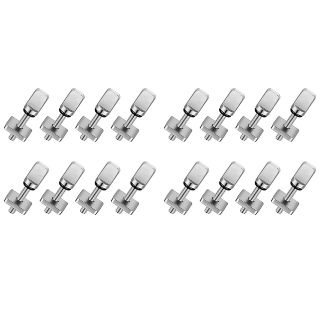 16 Pcs Vis d'Aile, Vis d'Aile de Planche de Surf en Acier Inoxydable Vis d'Aile de Pouce Accessoires de Surf pour Longboard Paddleboard