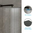 thumbnail image 3 of Logmey 12 inch Luxury Rain Mixer Shower Combo Set Wall Mounted Rainfall Shower Head System Valve Body and Trim ,Oil-Rubbed Bronze, 3 of 9