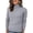 Light Gray_#03, variant on Nokdvo Women Turtleneck Lightweight Knitting Long Sleeve Solid Color Sweaters Fall Winter Casual Loose Ribbed Pullover Top,Dark Gray M