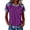 Dark Purple, variant on ChoXxx Women's Button Down Soft Like Solid Top Daily Outings Blue S