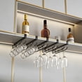 thumbnail image 4 of Sturdy Cup Holder Rack For Kitchen Wall Mounted Space Saving Mug Organizer With Hooks, 4 of 7