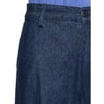 thumbnail image 2 of Half Elastic Flat Front Men's Slacks Big Sizes Available, 2 of 3