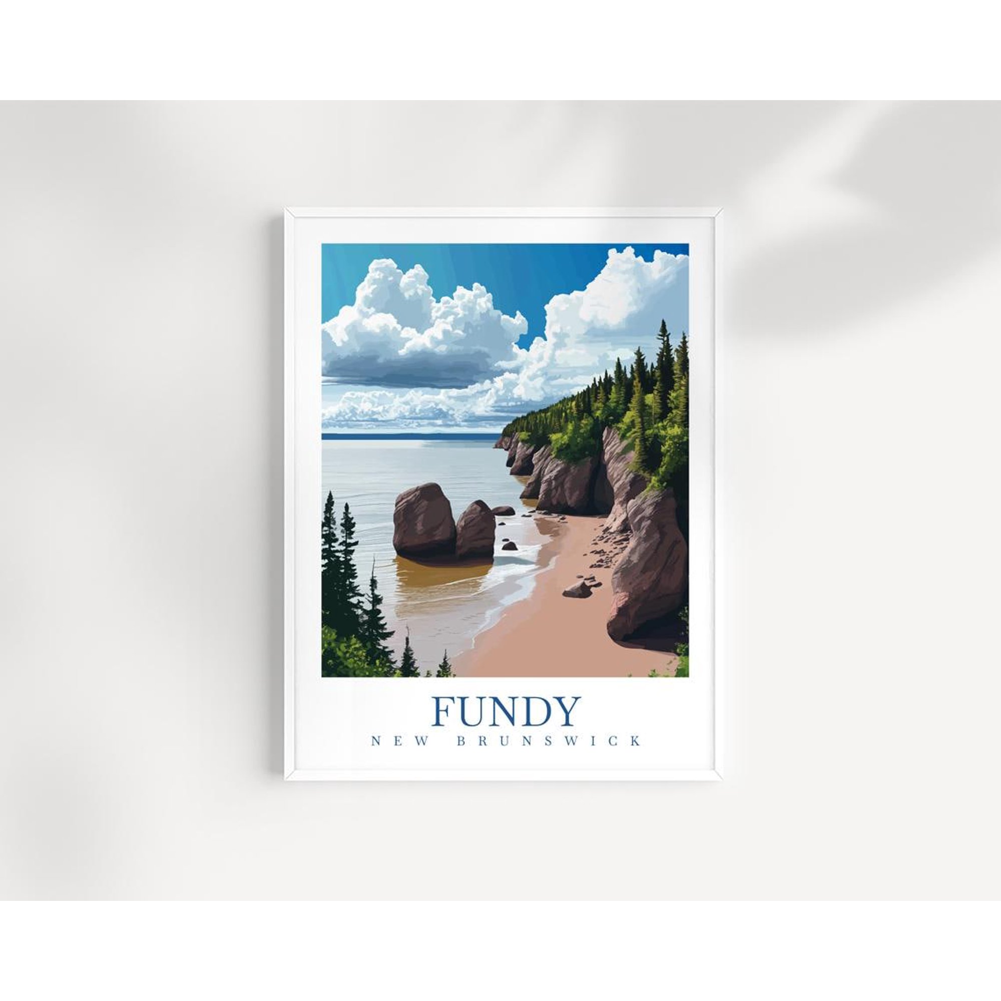 Fundy New Brunswick Wall Art Print Nature Decor Unframed Paper Print