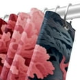 thumbnail image 5 of Coral Waterproof Shower Curtain with Hook, Printed Design, Bathroom Decoration - Shower Curtain Sets, 5 of 5