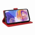 thumbnail image 5 of Allytech Samsung Galaxy A23 5G Case Synthetic Leather Case, Book Folding Flip Case with Kickstand Credit Card Slot Magnetic Closure Protective Cover for Galaxy A23 5G - Red, 5 of 7