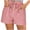 Red, variant on Besolor Women's Summer Striped Shorts Casual High Waisted Drawstring Lounge Shorts Beach Vacation Bottoms with Pockets