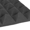 thumbnail image 7 of 12 Pack Set Acoustic Foam Panels, Studio Wedge Tiles,12x12x2 inches Acoustic Foam Sound Absorption 3D Pyramid Studio Treatment Wall Panels, 7 of 7