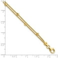 thumbnail image 4 of Auriga 14K Yellow Gold 2 Strand Bracelet 7.5 inch for Women, 4 of 6