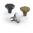 thumbnail image 3 of Manzoni MG0826-000-VGN Mystic 1-3/16" Geometric Faceted Parisian Cabinet Knob - Nickel, 3 of 3