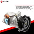 thumbnail image 3 of CCIYU Air Conditioning Compressor for Ch-rysler 300 D-odge Charger Magnum 2005-2006 CO 30003C Auto Repair Compressors Assembly, 3 of 7