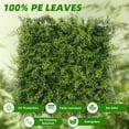 thumbnail image 2 of Qinaqin 12 piece Set de 20 x Inch Artificial Grass cm Anchoall Panels Sun Resistant Odorless Fau Bo wood para Indoor y Outdoor Garden Fence Profundidadcoration, 2 of 7
