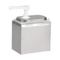 thumbnail image 1 of Dispensador de salsa con bomba, 67.6 oz, botellas con bomba, salsas, condimentos, comercial 2l plata, 1 of 9