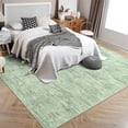thumbnail image 2 of Hasoo Area Rug 6' x 9' Rug for Living Room Solid Texture Indoor Washable Carpet, Green, 2 of 6