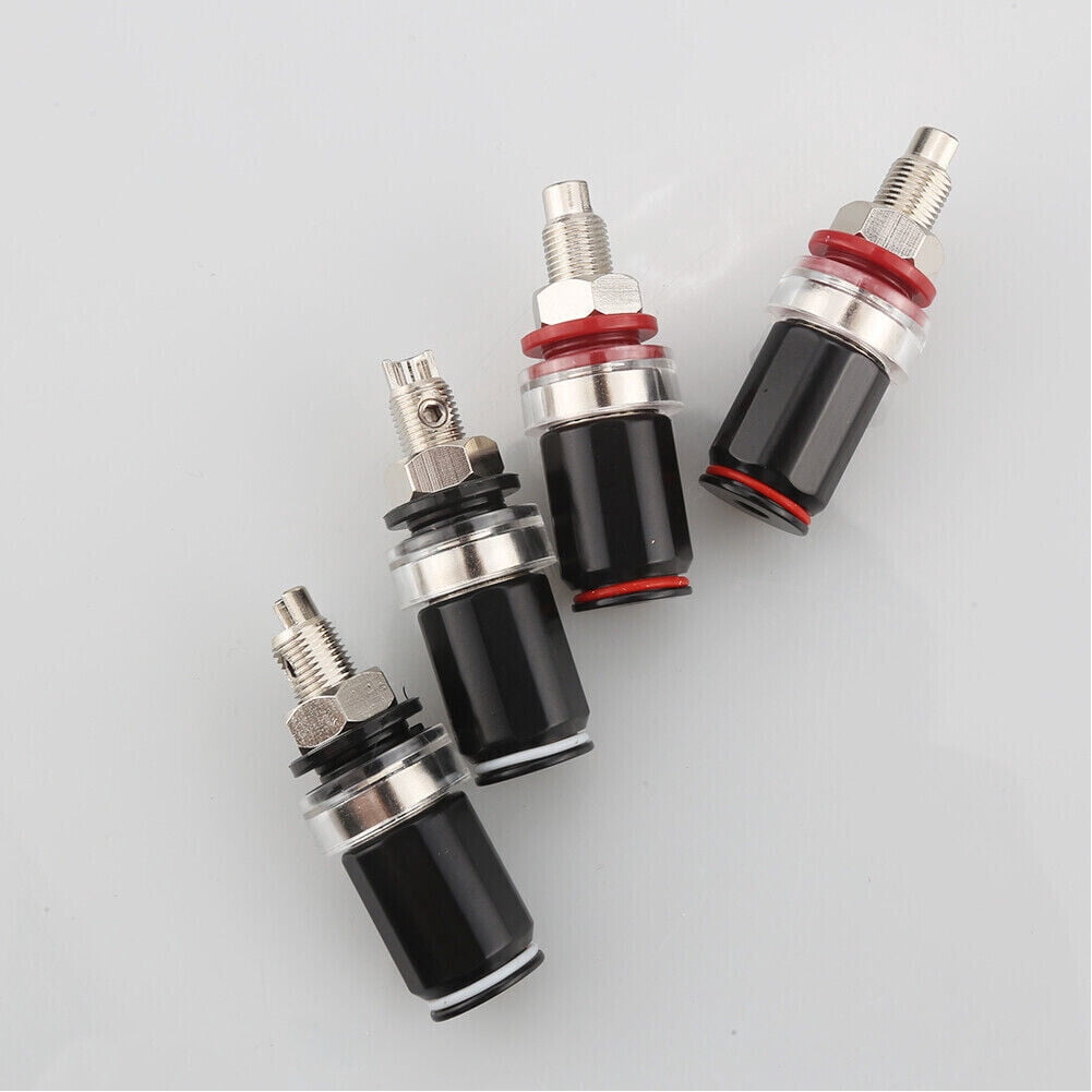 8Pcs Rhodium Plated HiFi Amplifier Speaker Binding Post Socket Female Terminal