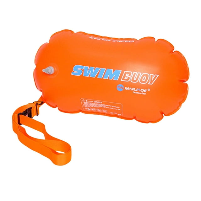 koolsoo Bouée de Natation Portable avec Sac Étanche pour Kayakistes Plongeurs Triathlètes orange
