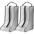 thumbnail image 4 of 2pcs Clear Boots Organizers Reusable Shoe Storage Pouches Multi-purpose Storage Bags, 4 of 7
