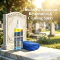 thumbnail image 4 of Headstone Restoration and Cleaning Spray - Tombstone Monument Cleaner for Granite Marble Cemetery Memorials - Gentle Stone Care Formula 100ml/3.4oz, 4 of 7