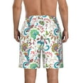 thumbnail image 3 of Naloa Fairy Flower Men's Beach Shorts, Surfing shorts, Swim trunks, Quick Dry Swim Trunks for Surfing Beach Fun - 3X-Large, 3 of 9