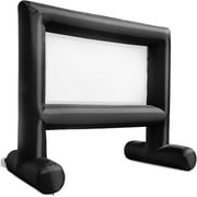 XtremepowerUS 16' Inflatable Projector Screen Outdoor Movie Screen with Air Blower, Storage Bag