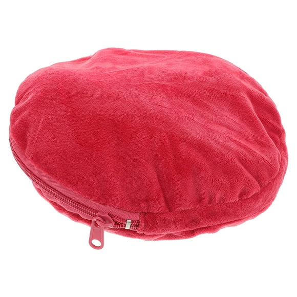 Luxshiny Hand Warmers Gloves Hot Water Bottle Cover Flannel Pink Efficient Hand Warmth 1Set
