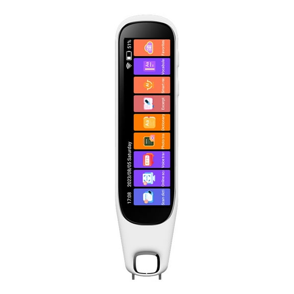 Translation Pen Scanner, Text to Speech Device, OCR Digital Pen Reader, Exam Reading Pen for Students, Dyslexia, Wireless Language Translator for Travelers & International Business Personnel