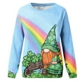 thumbnail image 5 of GaThRRgYP Going Out Tops for Women,Womens Tops Short Sleeve Casual,Women's St.Patrick's Day Fashion Printed Loose Long Sleeve Blouse Round Neck Casual Pullover Tops Sweatershirt, 5 of 5