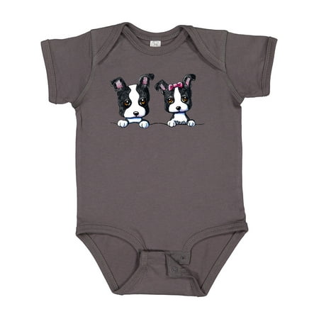 

Inktastic Boston Terriers (Dark Apparel) Gift Baby Boy or Baby Girl Bodysuit