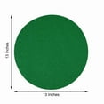 thumbnail image 3 of Efavormart 6 Pack Non-Slip Table Placemats, Round Faux Leather Placemats With Glitter - Green for Wedding, Banquet, Party, Kitchen, Dining, Conference Tables Decor, Centerpieces, 3 of 11