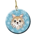 thumbnail image 1 of Snowflake Chihuahua Ornement en Céramique, 1 of 1