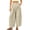 Beige, variant on acuever Women's Polka Dot Wide Leg Pants - High Waisted Loose Fit Casual Trousers All-Match Women's Pants