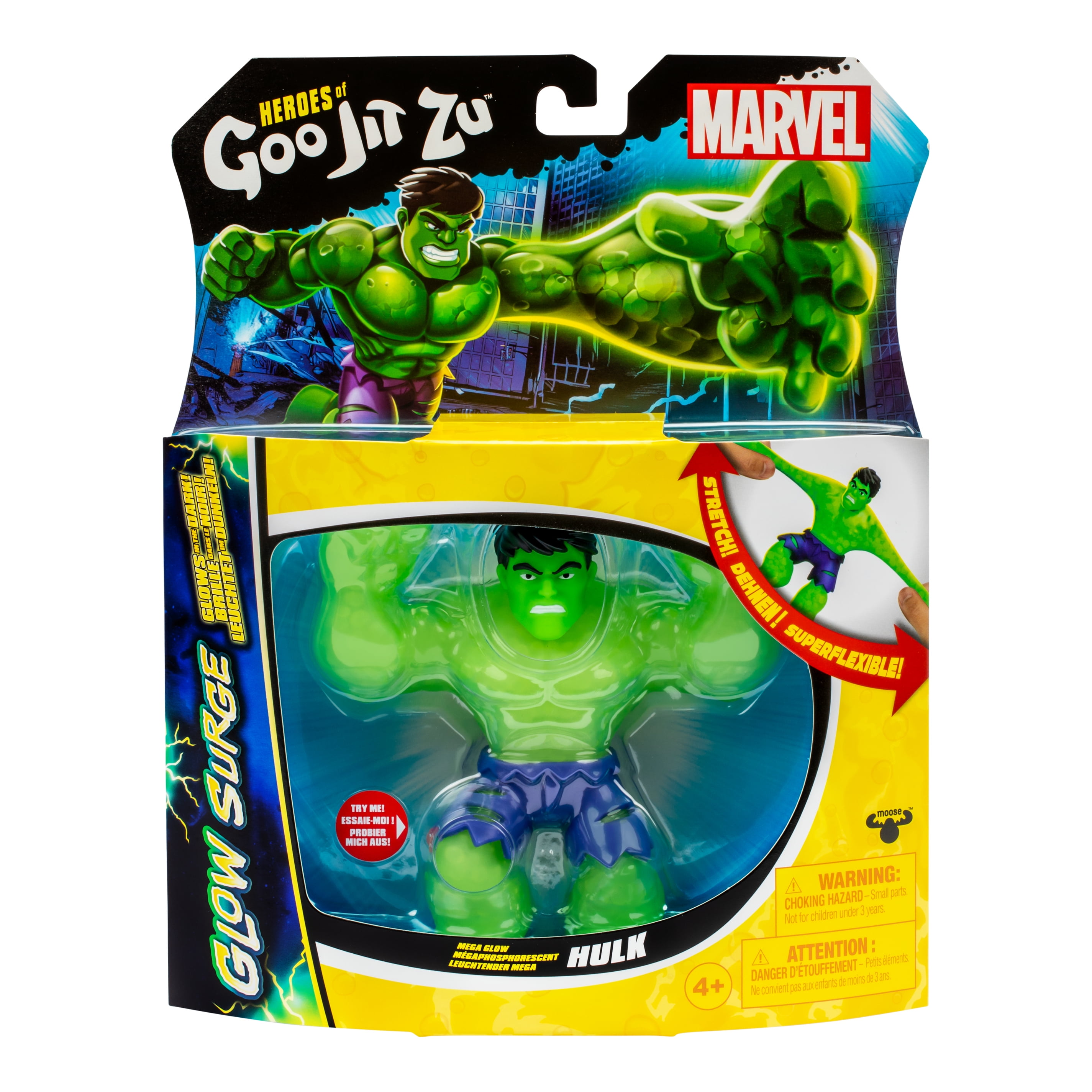 Heroes Of Goo Jit Zu Ultra Goo Bengal | Action Figure Morbida Ed Elastica 3x | Giocattolo Con Ripieno Da Strizzare Per Bambini