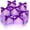Purple, variant on 30 Pack Small Thank You Gift Bags, 4.5x1.8x3.9in Party Favor Bags with Bow Ribbon, Mini Paper Gift Bag with Gold Foil Printed, Blue Treat Boxes for Birthday Wedding Bridal Baby Shower