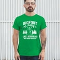 thumbnail image 4 of Bigfoot Dad T-shirt More Squatchy Funny Daddy Sasquatch Dad Joke Outdoor Camping Father's Day Gift Idea Men's Tee, 4 of 7