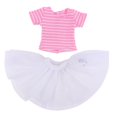 thumbnail image 2 of tops de muñecas y pettiskirt Ropa De Muñeca De Moda Tops Y Falda A Rayas Para Muñecas Blythe 1/6 Rosa Magideal tops de muñecas y pettiskirt, 2 of 7